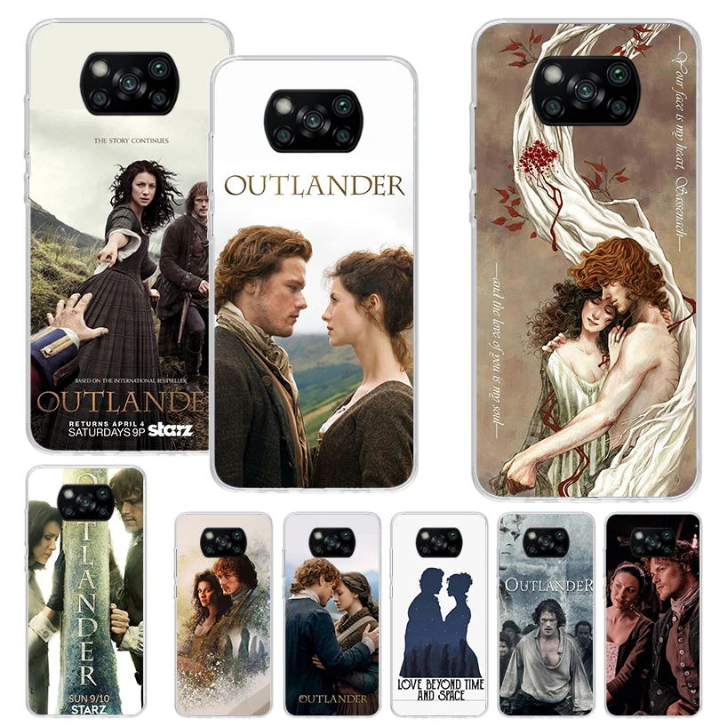 Outlander TV Print Soft Case for Xiaomi Poco X3 X4 NFC X5 Pro M3 M4 M5S Phone Shell F5 F4 GT F3 F2 F1 Pattern Cover