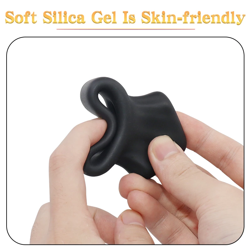 Soft Liquid Silicone Cock Ring Chastity Cage Penis Sleeve Juguetes Sexuales Sexshop Para Homens Sex​ Tooys For Man Gay Adult 18+