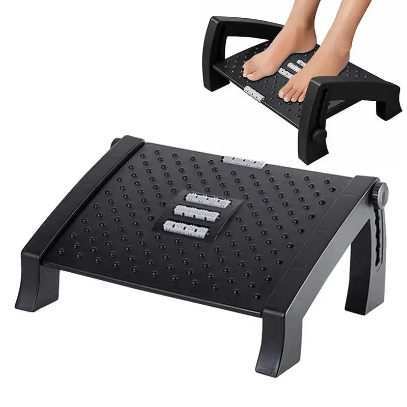 Desk Foot Stool Under Desk Footrest Ergonomic Foot Stool With Massage Rollers Desk Leg Rest Pain Relief For Home Offices Work