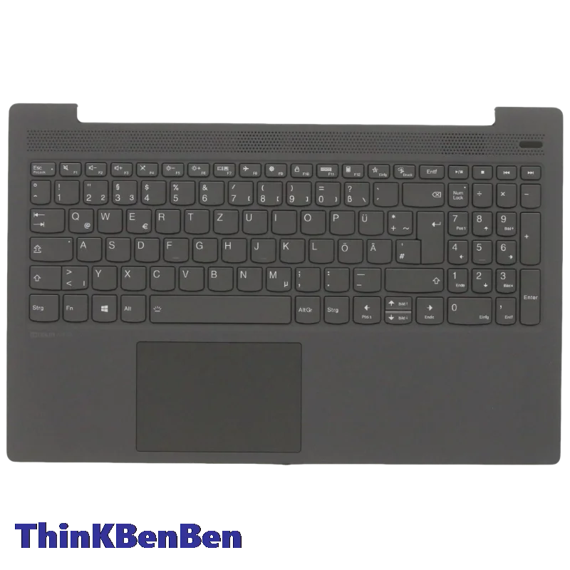 DE German Graphite Grey Keyboard Upper Case Palmrest Shell Cover For Lenovo Ideapad 5 15 ITL05 IIL05 ALC05 ARE05 5CB0X56183