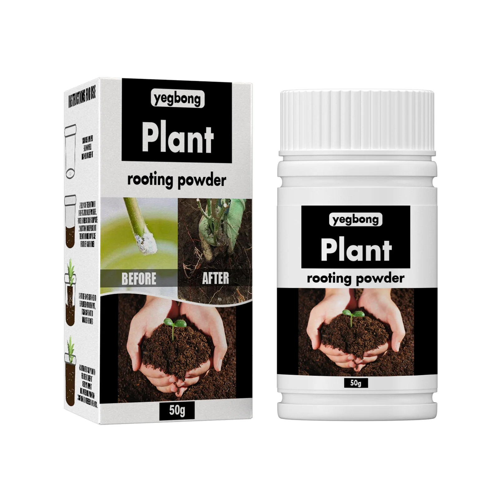 50g Powder Rooting Hormone para Estacas Enhancer Promover o Crescimento Root para Mudas Comeรงa Envasamento Fertilizante do Solo Dropshipping