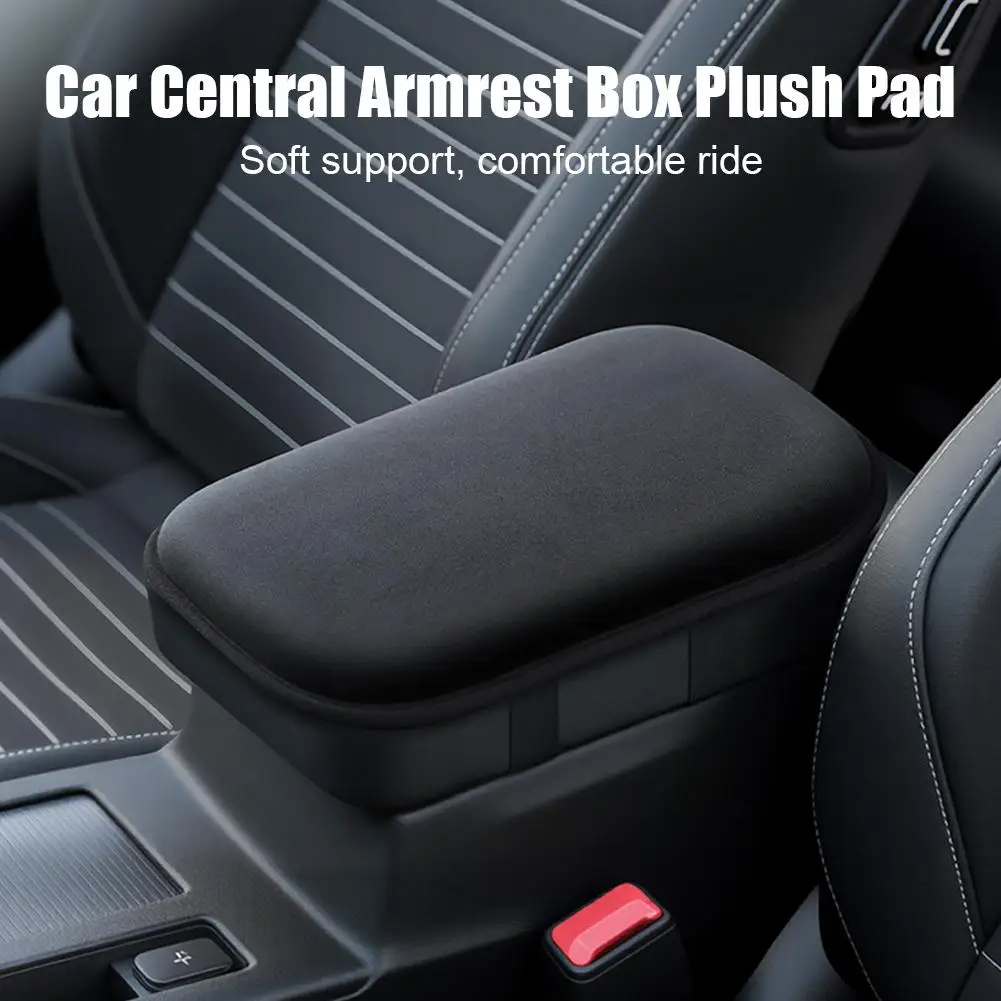 Car Armrest Cushion Booster Pad, Soft Heightening Support, Comfortable Universal Console Armrest Cover