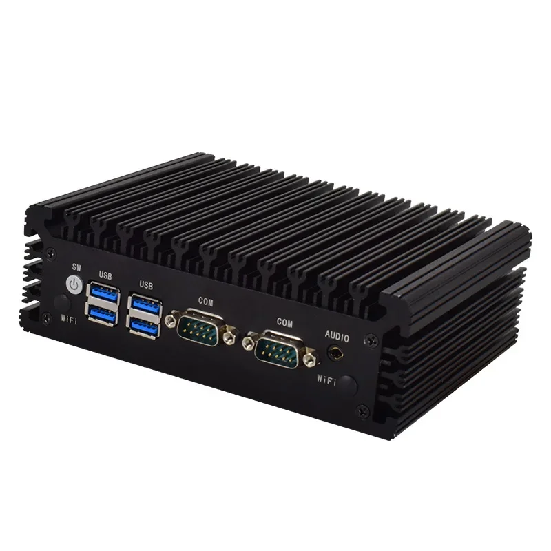Mini computer host, dual network dual string i3/i5 fanless embedded, soft routing micro