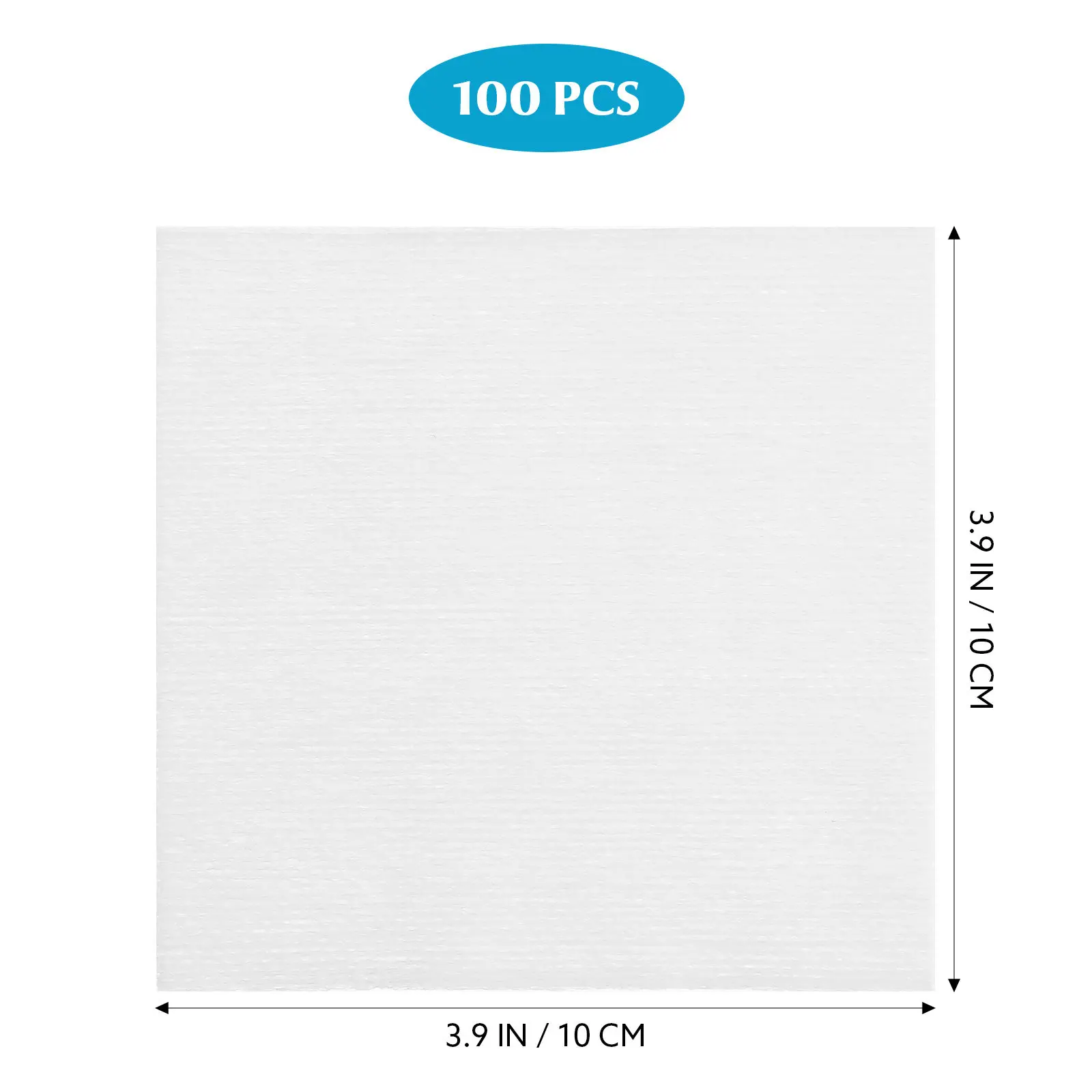 100Pcs Non-Woven Makeup Remover Pads Square Thin Disposable Facial Pads for Face Eye Makeup Removal Skincare Toner Use