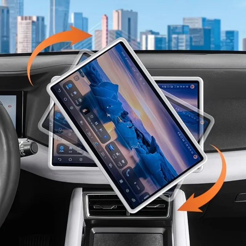 For BYD 12.8 Inch Silicone Screen Navigation Frame Display Edge Protector Central Control Protective Cover