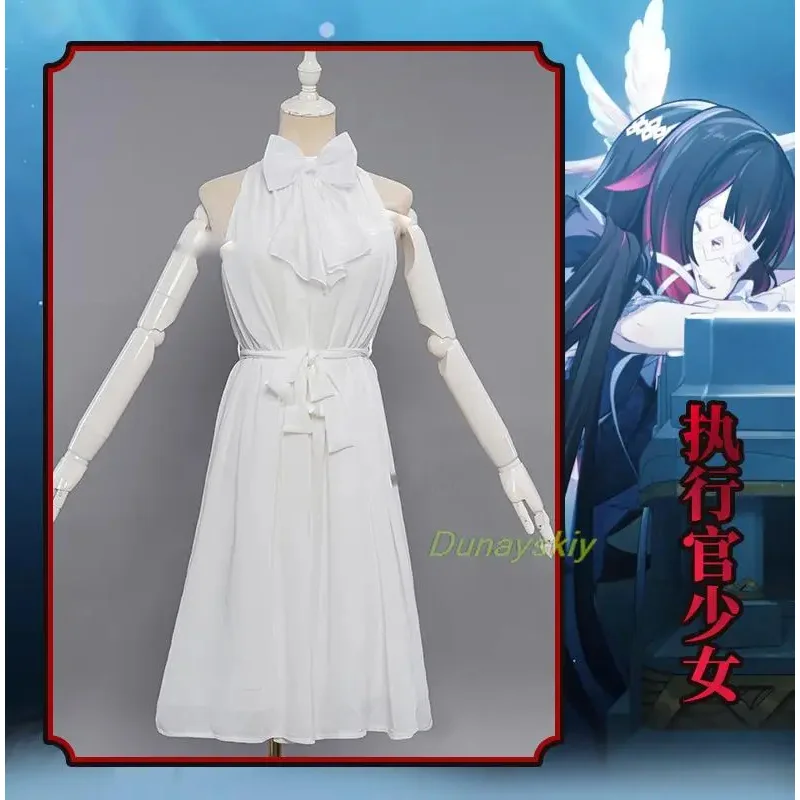 Genshin Fatui Columbina Cosplay Costume Wig White Dress Game Genshin Impact Harbinger Cosplay Uniforms Genshin Impact Hallow@0Z*