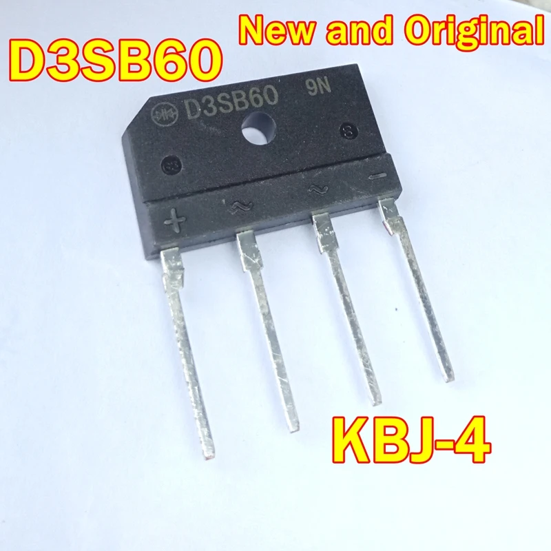 5-50pcs D3SB60 KBJ-4 SIP-4 New and Original General Purpose Rectifiers(600V 4A)