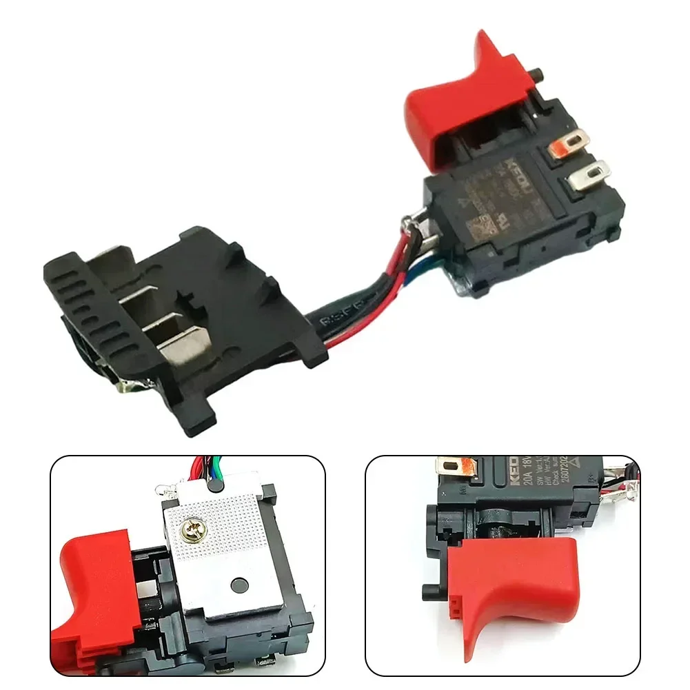 1Pc Cordless Drill Trigger Switch 18V 20A FOR GSB180-LI GSR180-LI 2607202330 CHARGE DRILL Accessories Electric Tools