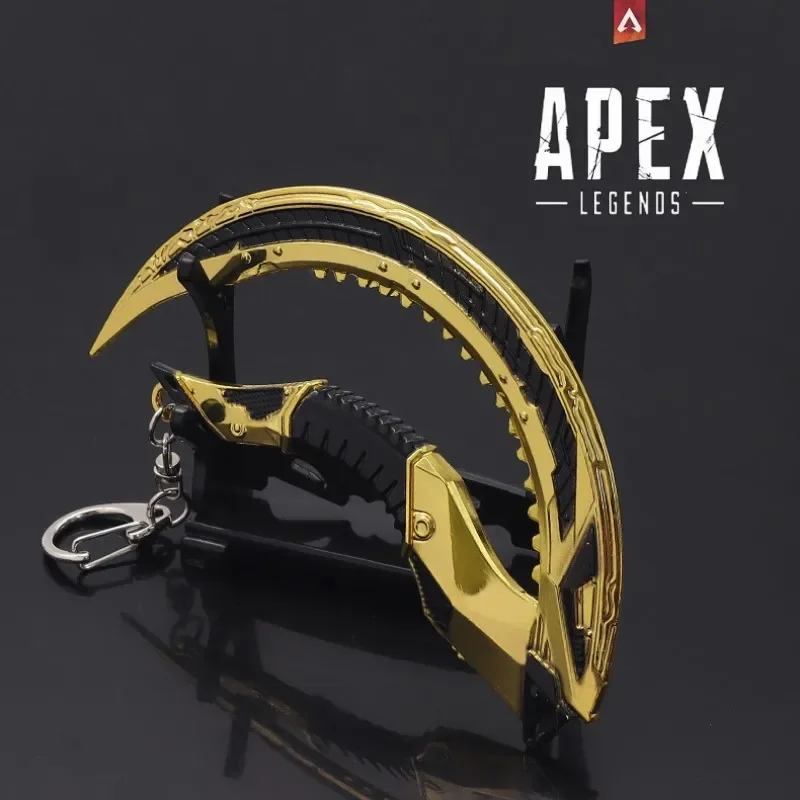 Apex Legendes Heirloom Ziener Vuist Sikkel 12Cm Octane Valkyrie Spel Sleutelhanger Wapenmes Katana Collectie Desktop Display Speelgoed