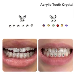 10Pcs Diamond Bur Dental Material Teeth Decor Denture Acrylic Teeth Crystal Ornament Oral Hygiene Tooth Decoration Hot Sale