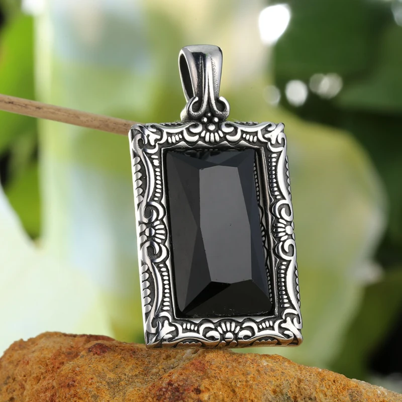 Retro Titanium Steel Laughing Buddha Pendant Necklace Health Amulet Couple Jewelry for Men Women Use Trend Fashion Daily