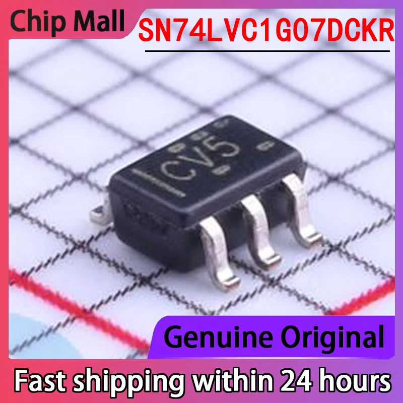 

10PCS New SN74LVC1G07DCKR Packaged SC70-5 Output Single Channel Buffer/driver in Stock