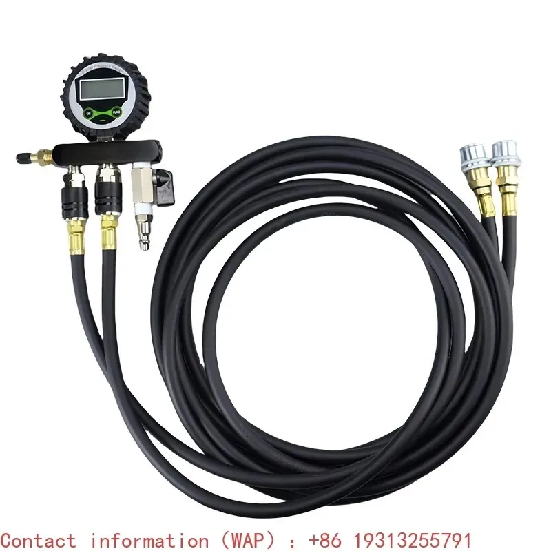 【Best-selling】2024 New 4-way Tire Inflation And Deflation System Off-road Digital Pressure Gauge Hose And Air Chuck