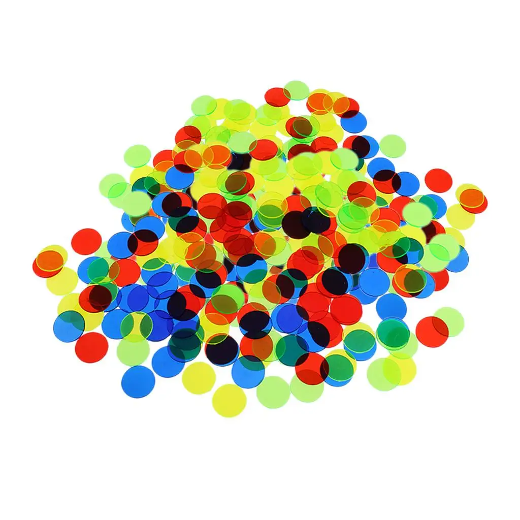 Pack Of 20 Bingo Chips Counters Counting Tokens Accessories