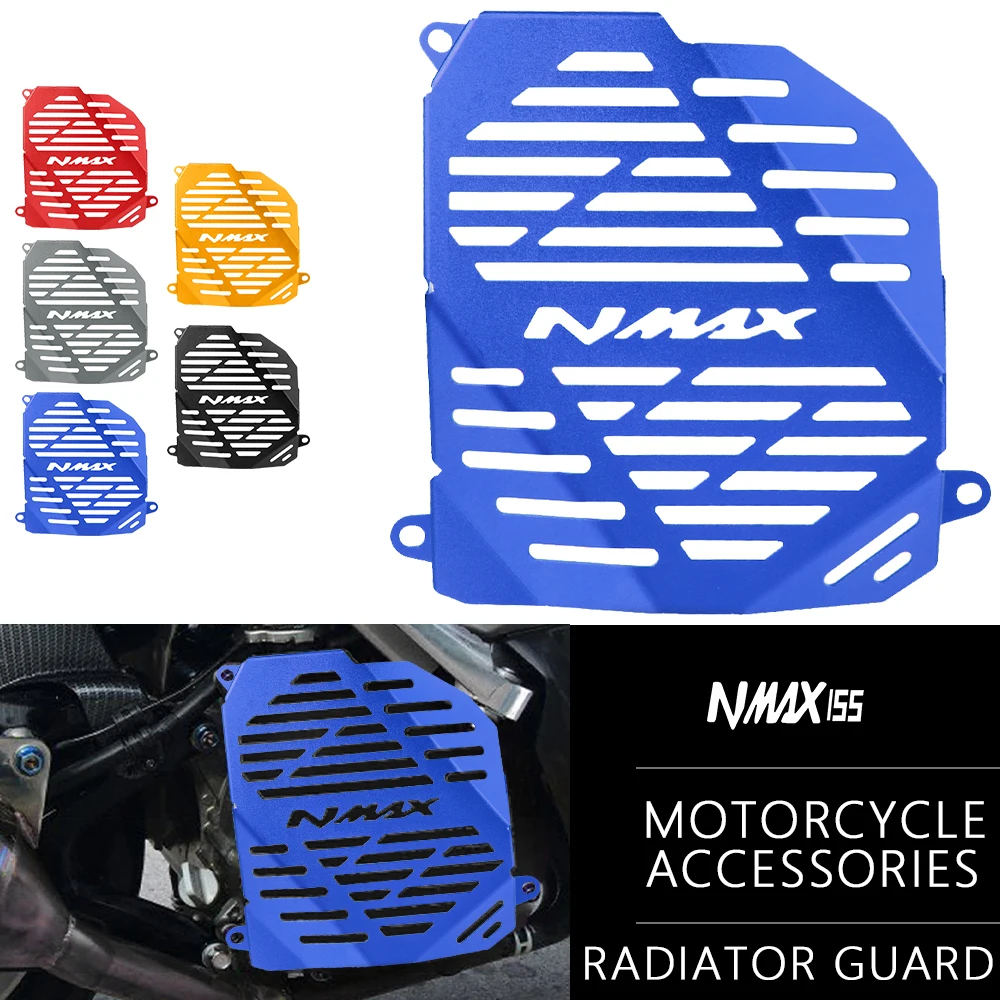 

Для YAMAHA NMAX 155 N-MAX MAX155 Защитная крышка бака NMAX 155 N-MAX 155 2015-2023 2022 2021 Защитная крышка решетки радиатора с ЧПУ