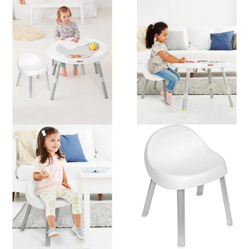 

Metal White Toddler Activity Chairs Set of 2 by Skip Hop