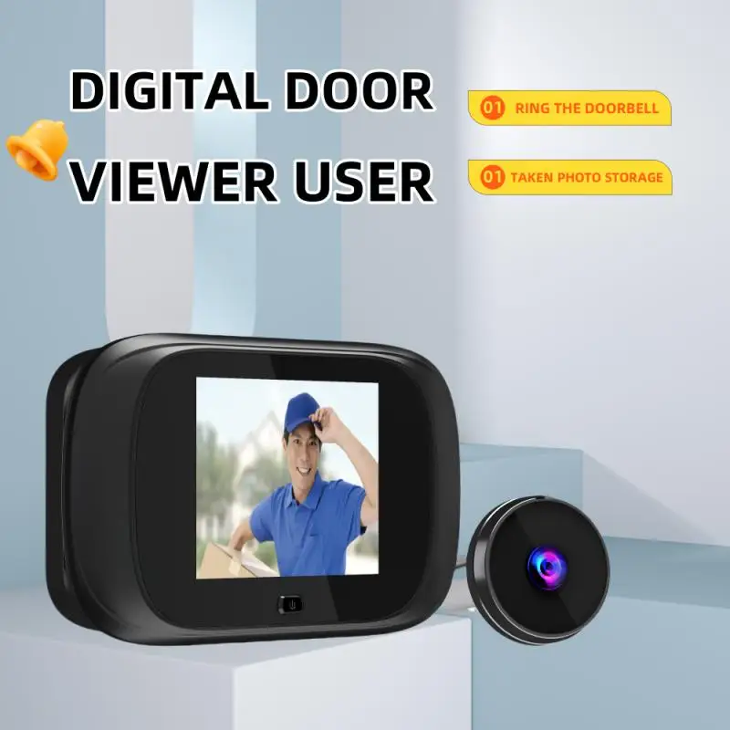 

Nooberone Intelligent Visual Cat Eye 2.8 inch Electronic Visual Doorbell with Camera Doorbell For Home Security Access Controls