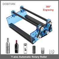 Laser Engraving Roller for Cylindrical Objects with 360° Rotating Engraving 3D Printer Y-axis Rotary for Engraving