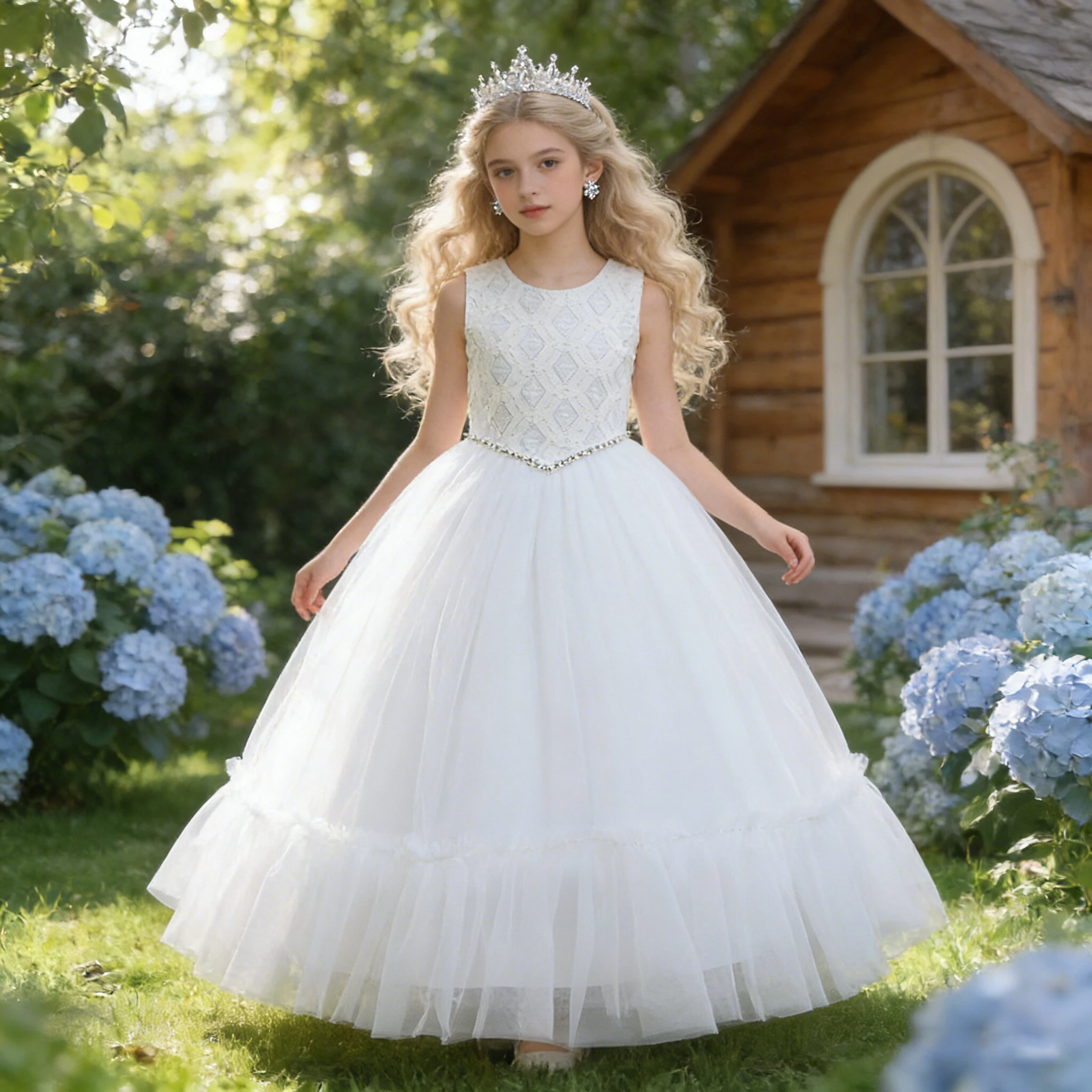Summer Baptism Wedding Party Girl Flower Dresses Bow Bridesmaids Princess Prom Evening Dress For Girls First Communion Prom Gown