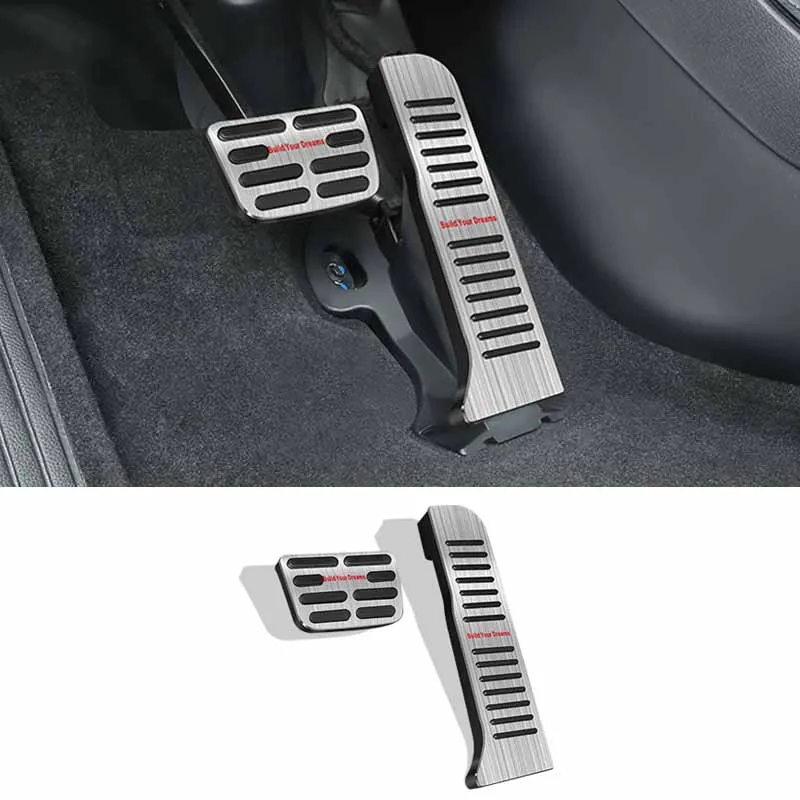 

BYD Seal U Song Plus Dm-i Ev 2023-2024 Aluminum Alloy Car Accelerator Pedal Brake Pedal Cover Pad Case Non-Slip