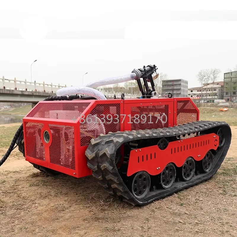 Waterproof Crawler Track Undercarriage Rubber Tracked Tank Robot Underwater Dredging Robot Chassis AVA-U17