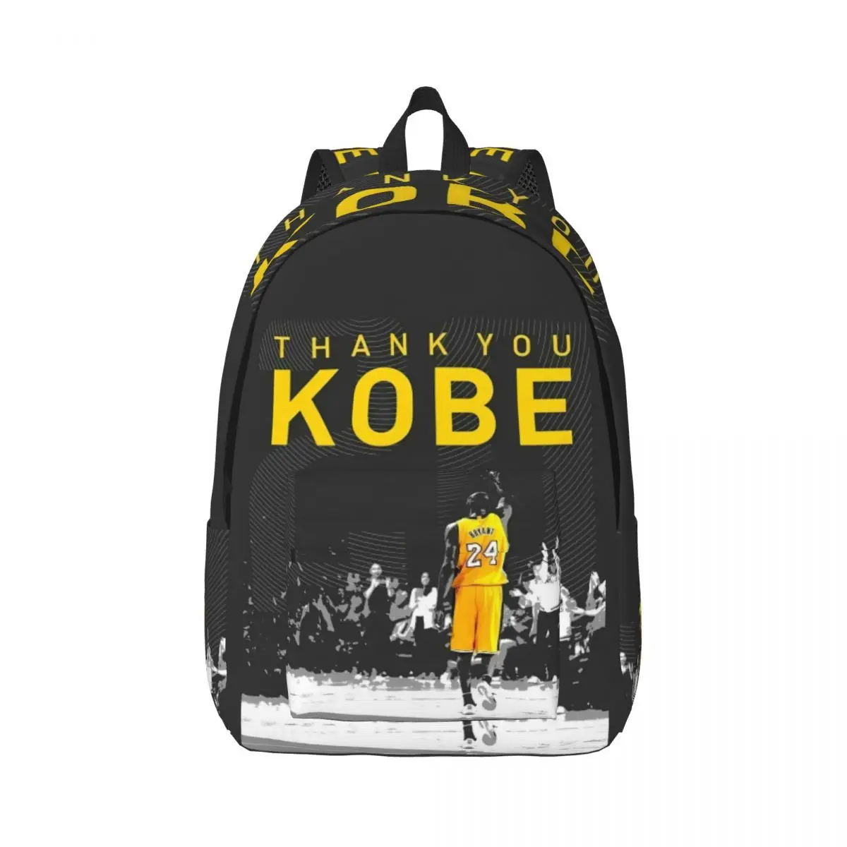 Fashionable and versatile K-Kobe Bryant Num 24 backpack, suitable for both men and women, showcasing individual charm.