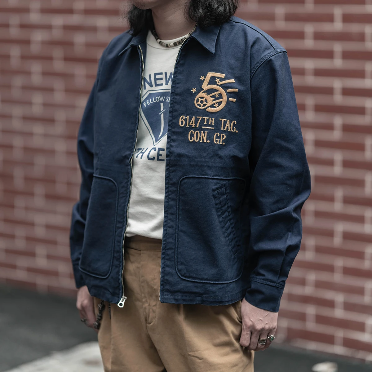 

Non Sto Men's Military Sle Hamauku Jaet with Embroidery Mosquito Special Forces Ame a Outerwear for Autumn