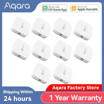 Aqara-Sensor inteligente de temperatura y humedad Zigbee, Sensor inteligente de presión de aire para el hogar, aplicación Xiaomi Mihome Homekit, Original