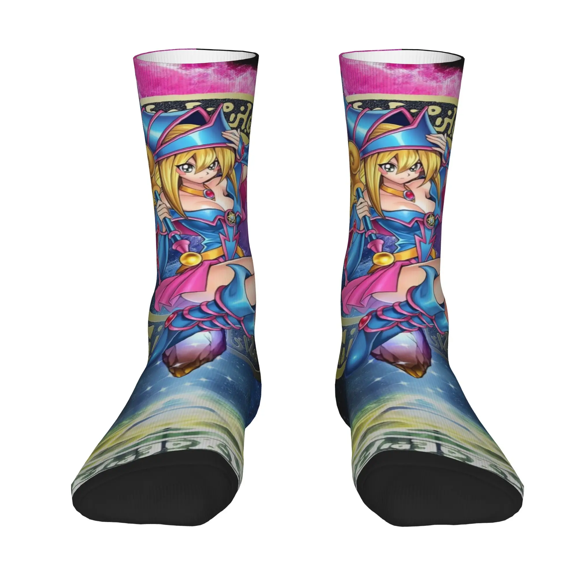 Yu-Gi-Oh  Socks Winter  Stockings Funny Women Men Breathable Socks Design Running Sports Non Slip Socks