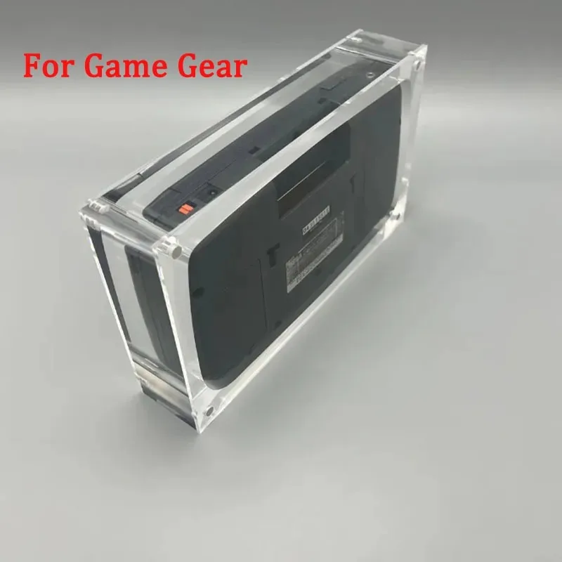 Game Console Shell Transparency Acrylic Display Box Magnetic Suction Cover Console Storage Box for SEGA Game Gear GG