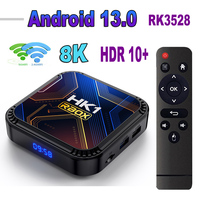 HK1 RBOX K8S Android 13 TV Box Quad Core Rockchip RK3528 RAM 2GB 4GB ROM 16GB 32GB 64GB 8K 2.4G 5G Dual Wifi BT4.0 Media Player