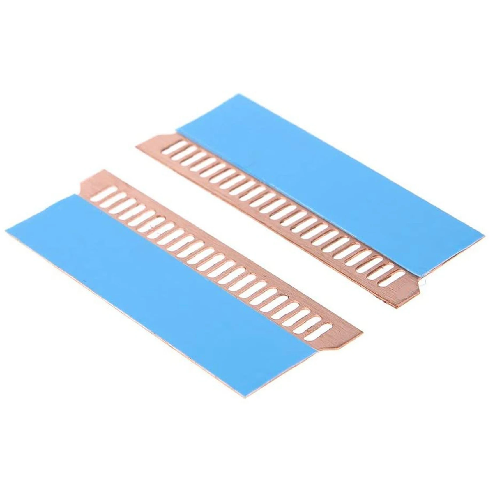

N33R_4 Pcs Pure Copper Notebook Gaming RAM Memory Cooler Heat Sink 0.5Mm