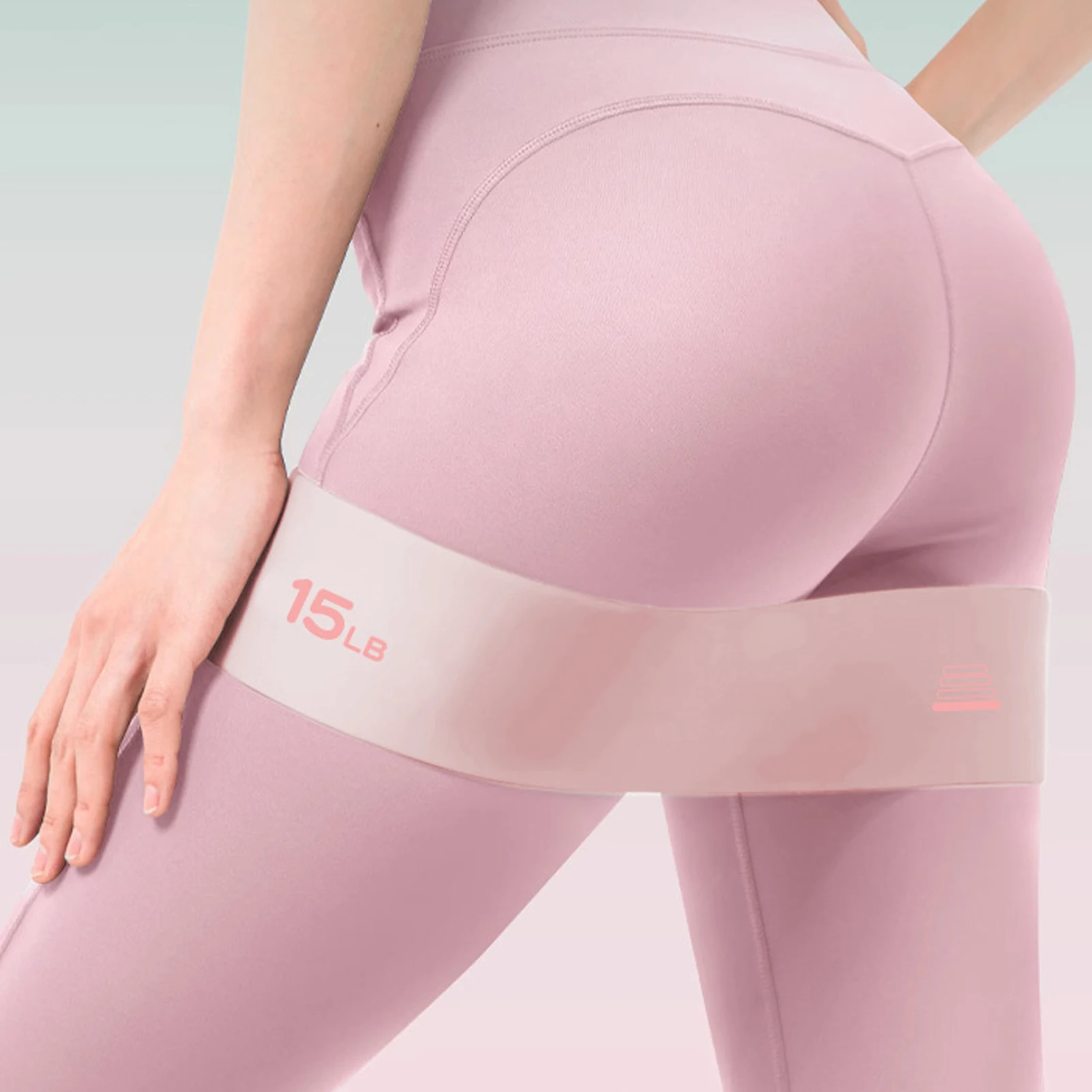 Bandas de resistencia de silicona para Yoga, glúteos de cadera, entrenamiento tonificante, bandas elásticas para ejercicio, banda de resistencia antideslizante, 1 ud.