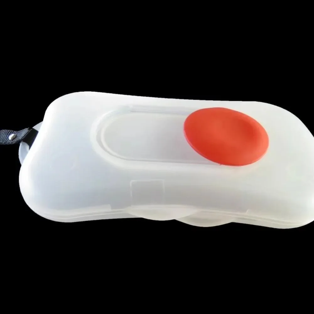 Scatola portatile per fazzoletti bagnati Scatola riutilizzabile in plastica per salviette per bambini Custodia impermeabile per salviette da soggiorno