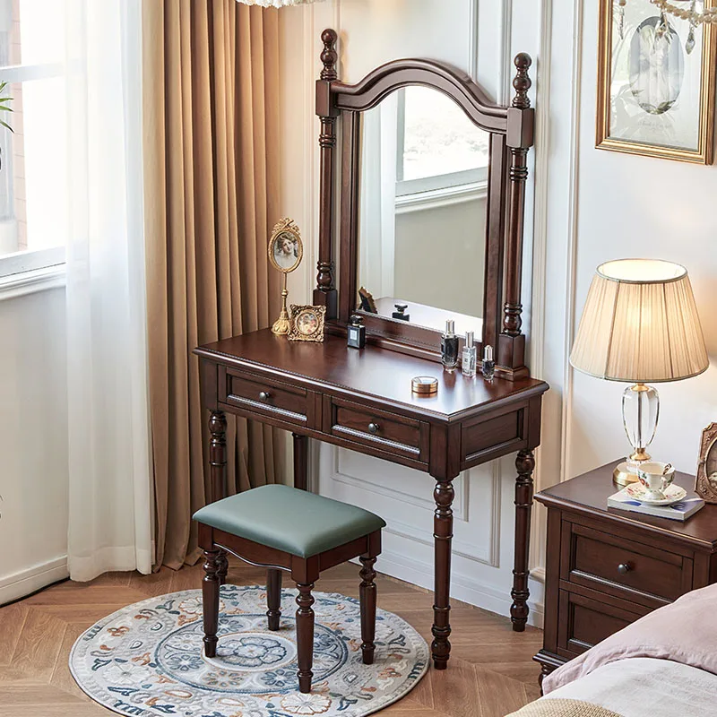 Luxury Study Dressing Table Computer Corner Coffee Women Dressing Table Computer Chair Comoda Pra Quarto Postmodern Furniture