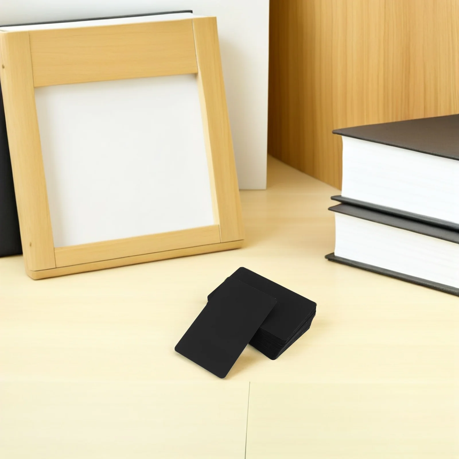 100 قطعة بطاقات المفردات الفارغة البطاقات التعليمية البطاقات السوداء لدراسة بطاقات مؤشر التهجئة ممارسة الخط دعوة ذاتية الصنع #6