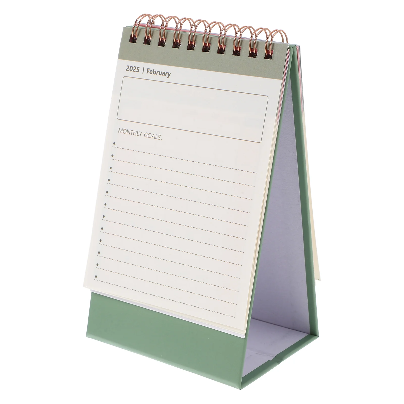 

Countdown Desk Calendar Monthly Desktop 2025 Mini Standing Planner New Year Small Office