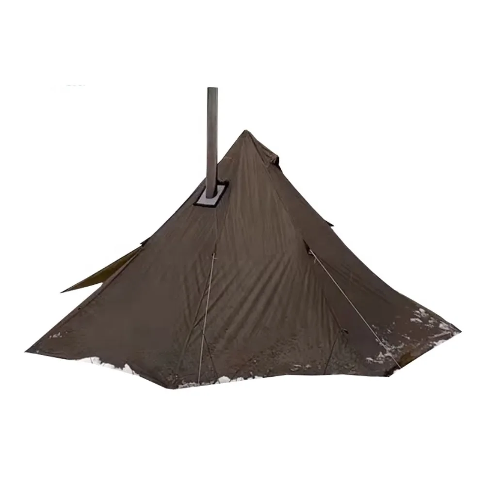 Light camping pyramid tent outdoor travel picnic waterproof sunscreen can be customized 2P/4P/6p camping tent