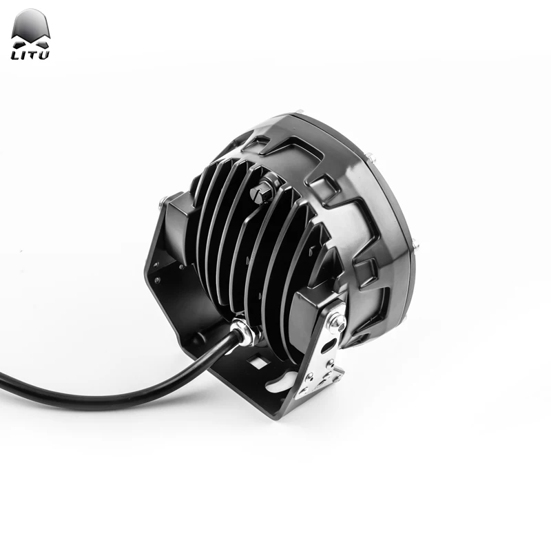 Round Auto LED Driving Lights 5 Inch LED Work Lamps with  50W Quality LED Spotlights for Offroad Truck 4x4 4wd