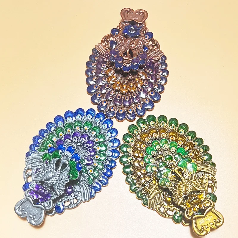 빈티지 손거울, 선물 상자 포함, 지갑용 접이식 화장 거울, 고화질 금속 소형 공주 거울