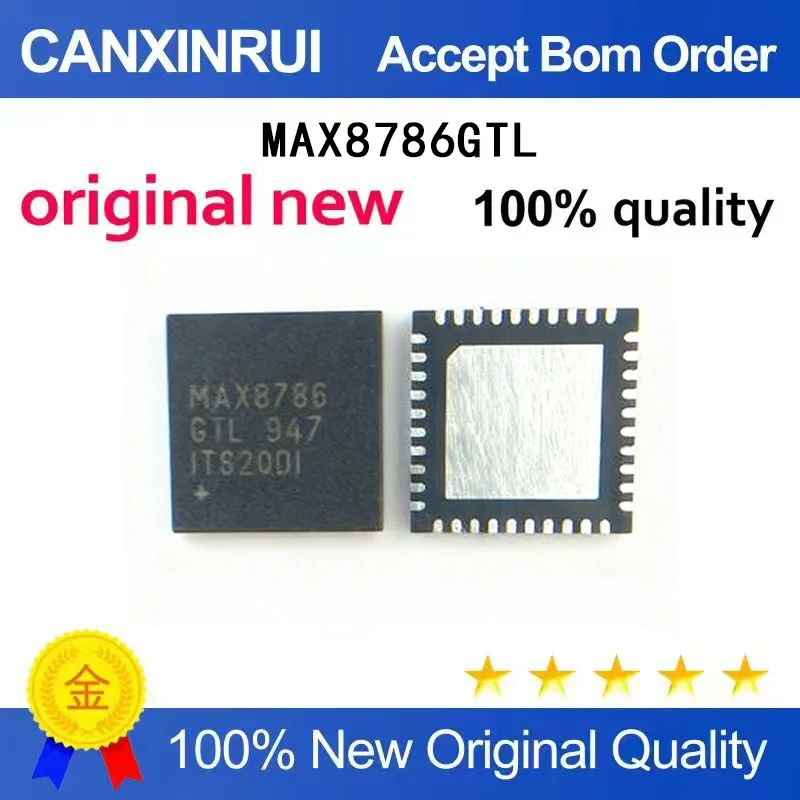 

(5-100 Pieces) Brand new original MAX8786GTL MAX8786 8786 QFN spot chip
