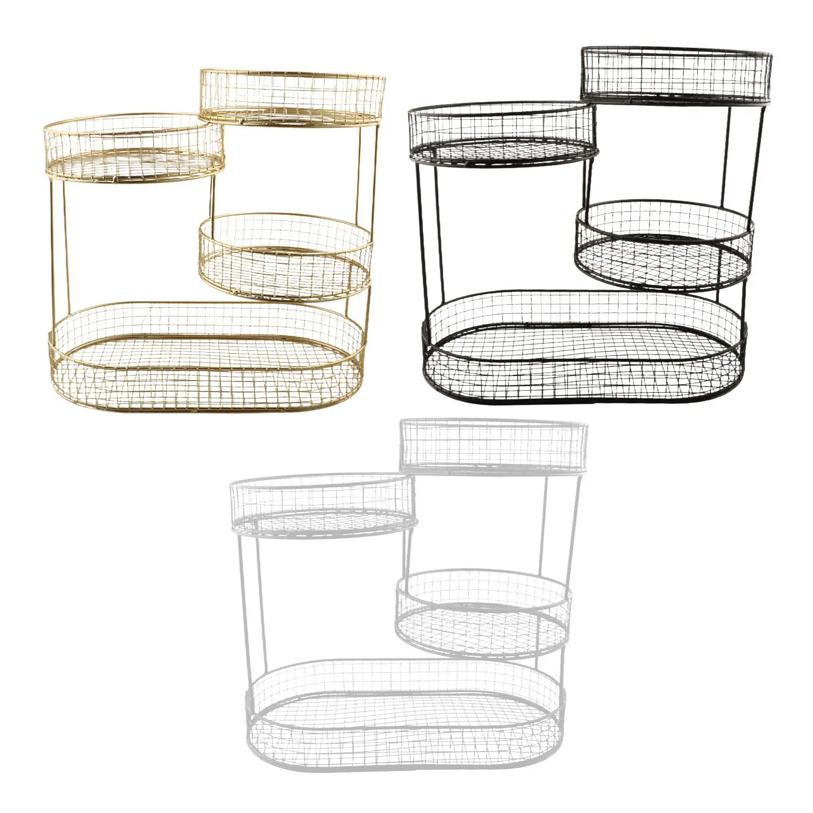 

4 Layer Fruit Basket Bread Basket Vegetable Rack for Snack Vegetable Storage