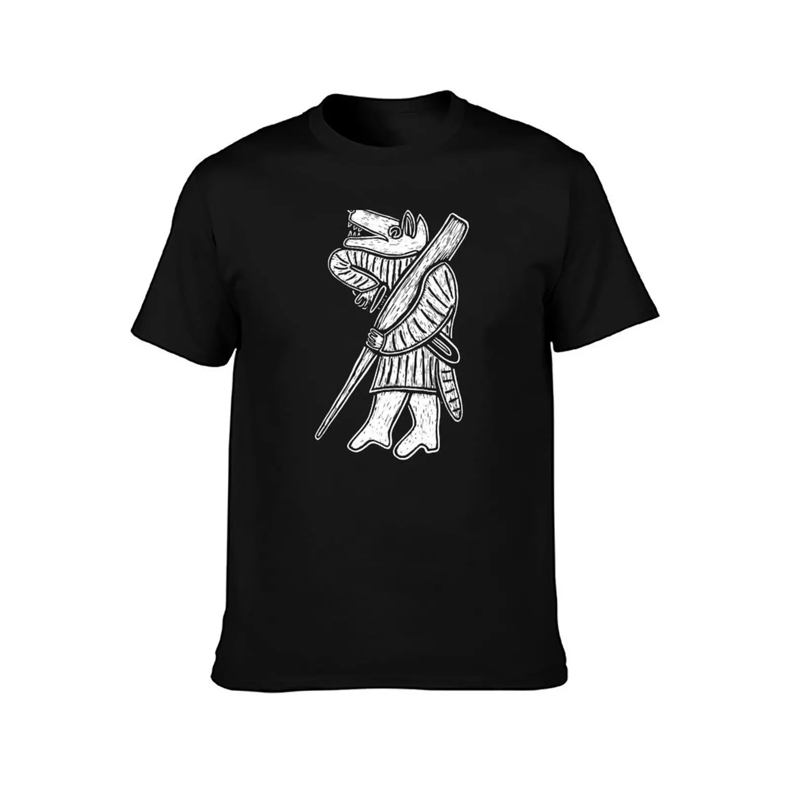 Norse Berserker Ulfhednar from the Torslunda Plates T-Shirt Fitness Training Breathable Tee