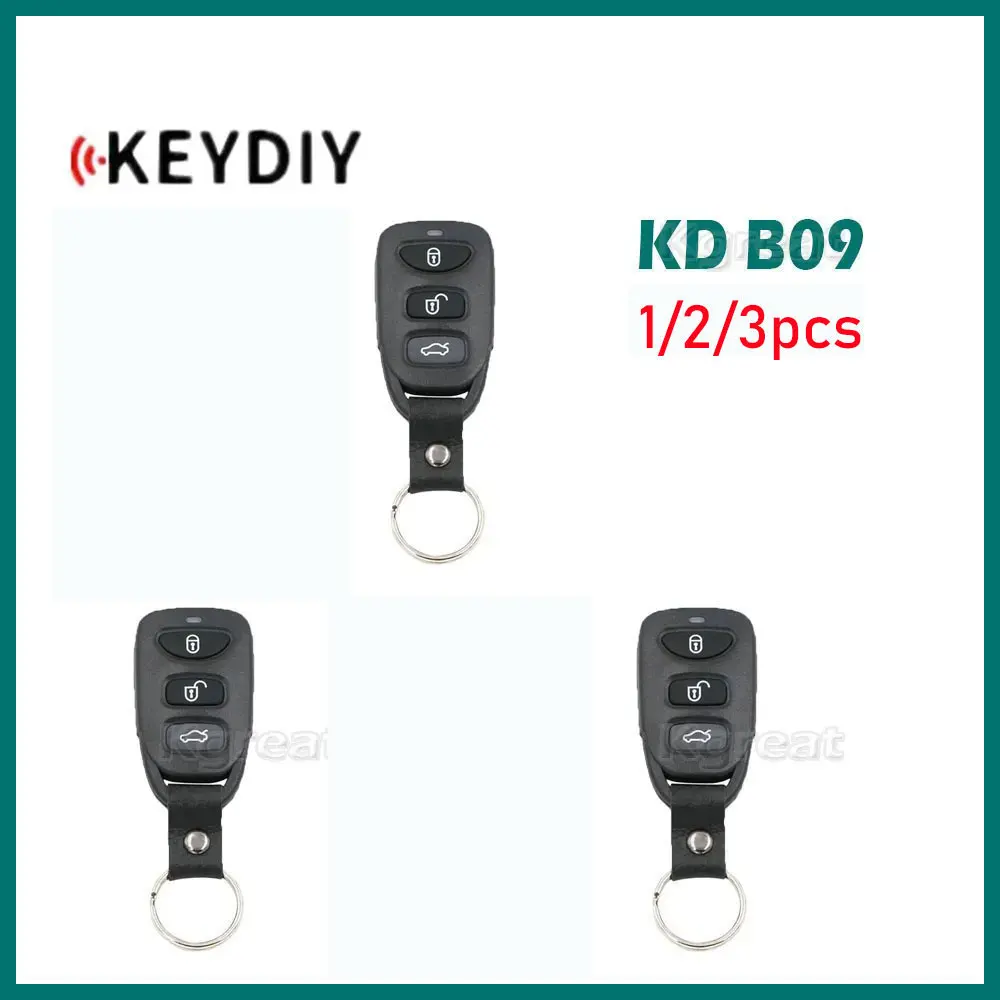 1/2/3pcs KEYDIY KD B09 Car Key for Hyundai Style 4 Buttons Universal Remote Car Key for KD900 KD900+URG200 KD-X2 Key Programmer