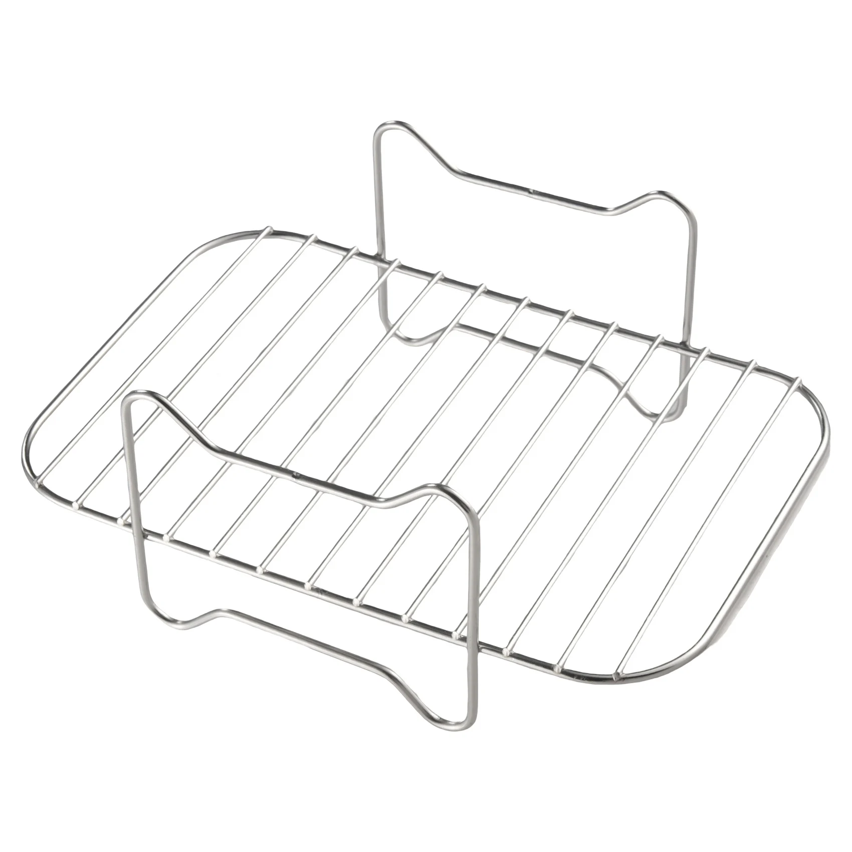 ABKL-Air Fryer Rack For Double Basket Air Fryers, Air Fryer Accessories Dehydrator Rack Compatible For Ninja Foodi DZ201/401