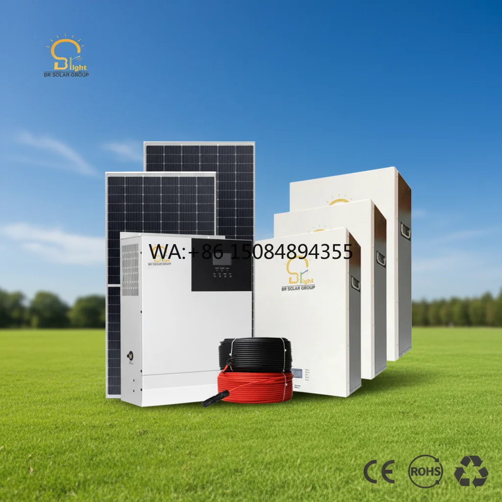 Complete 5kW Off Grid Solar System with Lithium Battery 10kWh Hybrid Inverter Home Energy System for Home Power Supply