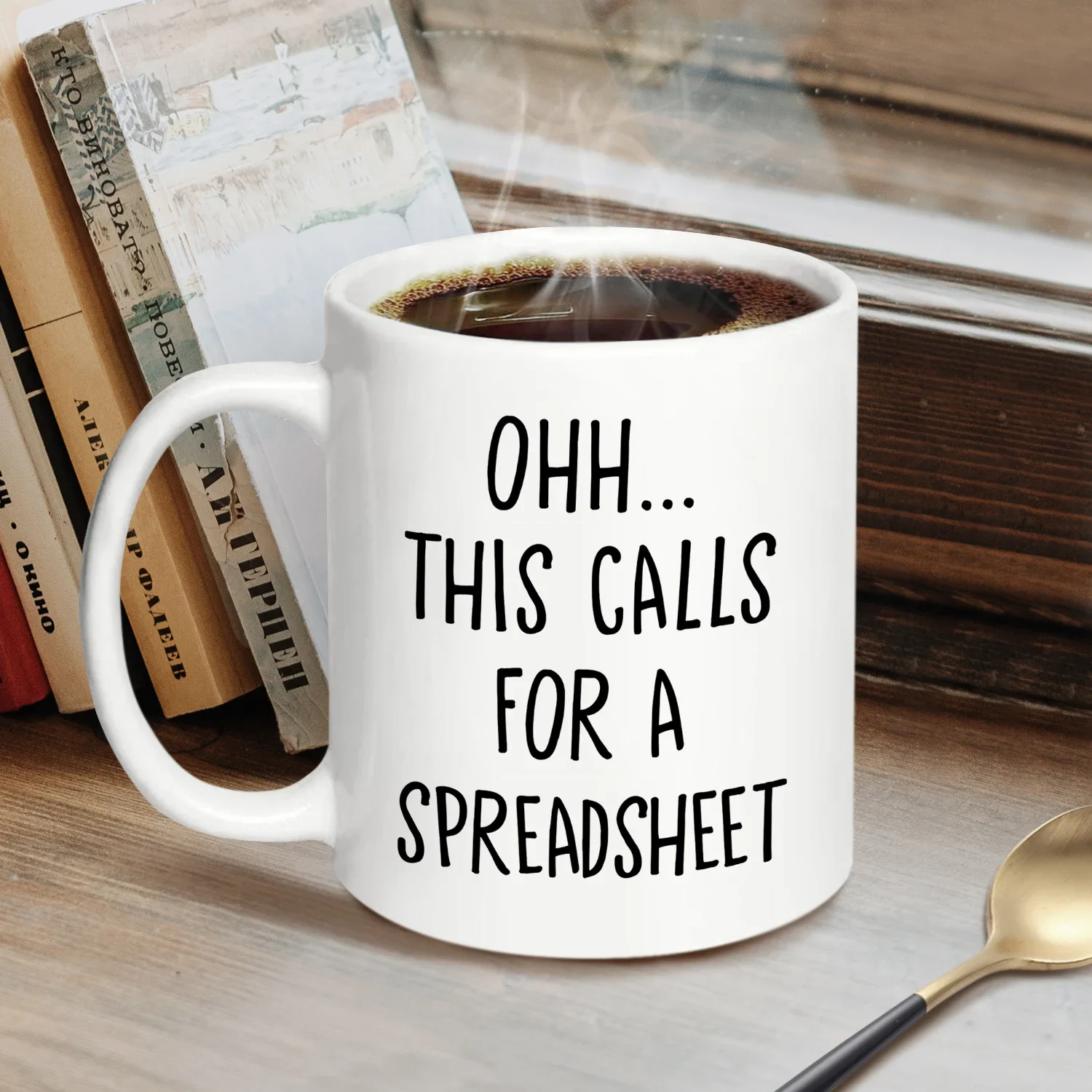 Ohhhhh This Calls For A Spreadsheet Coffee Mug,320ML Ceramic Coffee Mug, Excel Spreadsheet Mug, Accountant Mug,Accountant Gifts