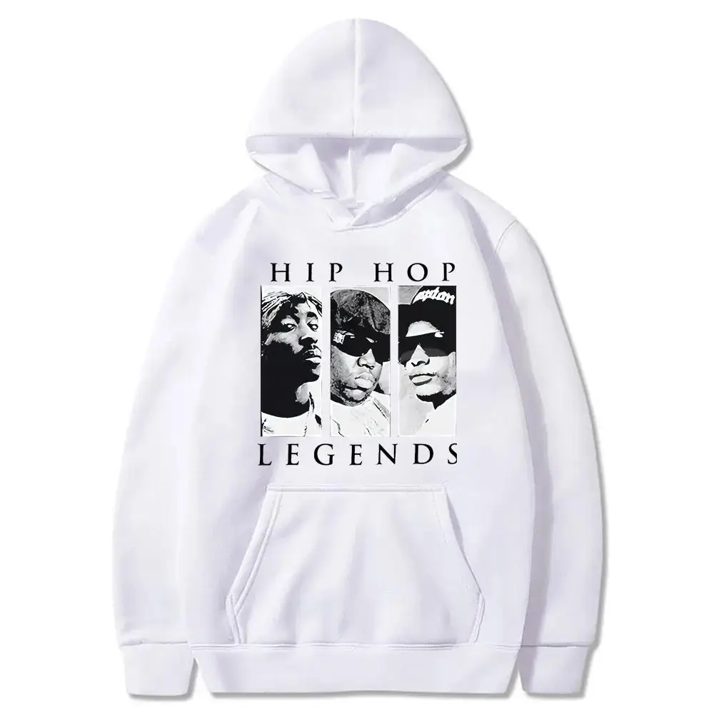 Hip Hop Legend Tupac 2Pac Hoodies Oversized  Printing Men Hoodie High Way To Hell Music Vintage Cool Autumn Fleece Sweatshirts