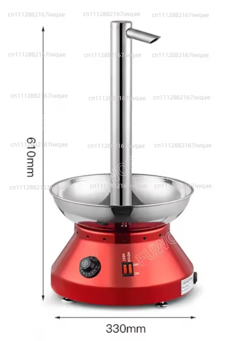 Small Restaurant Red/Black Chocolate Fountain with Tap Fountain Table Melting Waterfall Machine for Buffets Parties Events