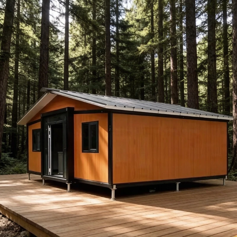 Forest Cabin Prefabricated House Expandable Container House Garden Back Yard 2 3 Bedroom Homestay Tiny Home Sheds Storage